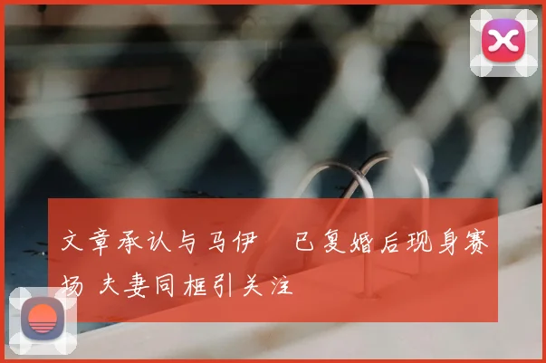 文章承认与马伊琍已复婚后现身赛场 夫妻同框引关注